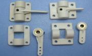 Front wheel steering arm and mounts